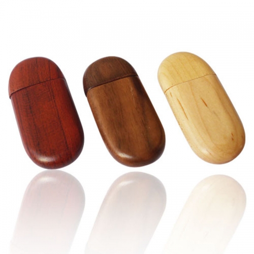 LTU-W101 Oval Wood USB