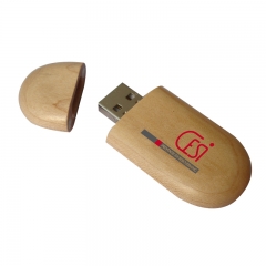 LTU-W101 Oval Wood USB