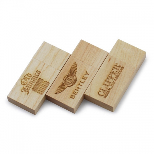 LTU-W103 Rectangle Wood USB