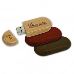 LTU-W101 Oval Wood USB