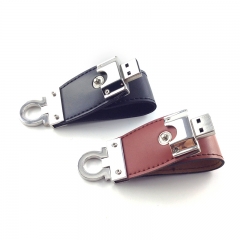 LTU-L104 Keychain Leather USB