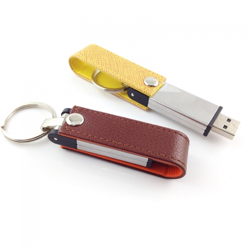 LTU-L101 Swivel Leather USB