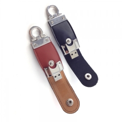 LTU-L104 Keychain Leather USB