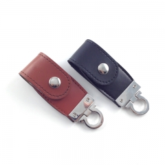 LTU-L104 Keychain Leather USB