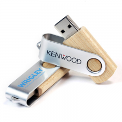 LTU-W108 Wood Swivel USB